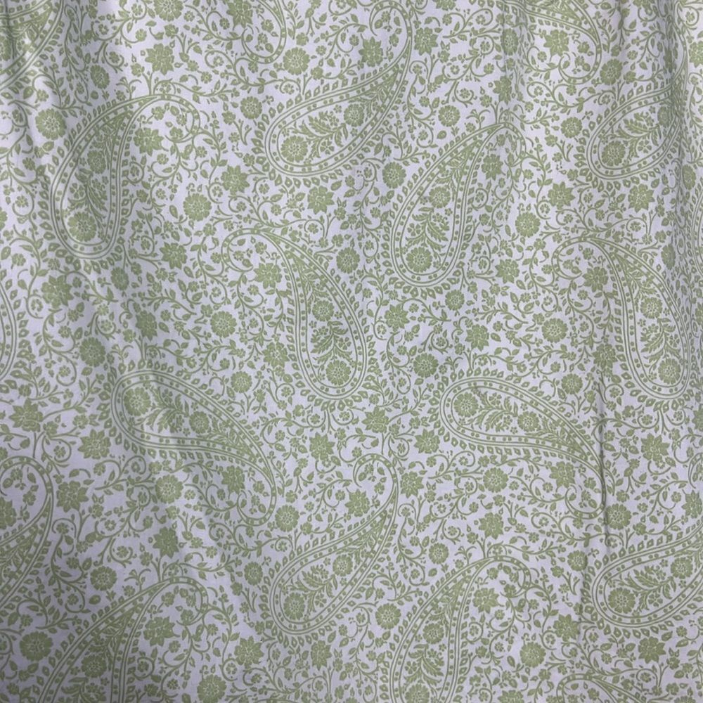 Brooks Brothers Springtime lime green paisley print! A-line size 12 - Picture 5 of 5